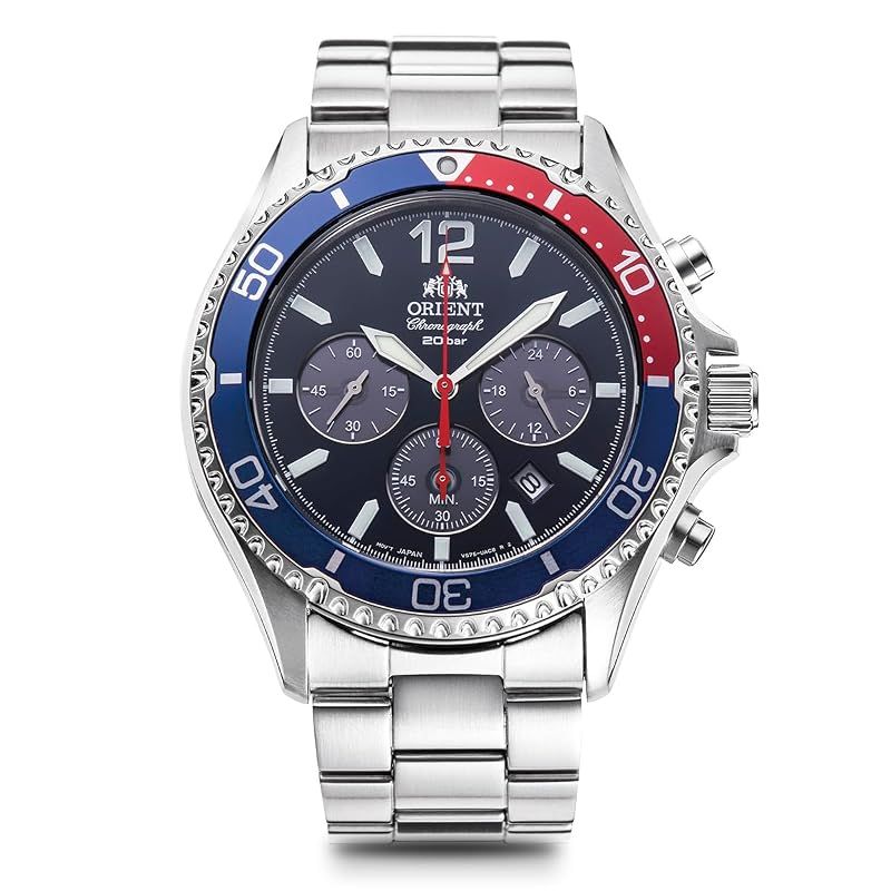 [オリエント]ORIENT Mako マコ SOLAR PANDA ソーラー パンダ 日本製 国内メーカー保証付 RN-TX0201L メンズ ネイビー