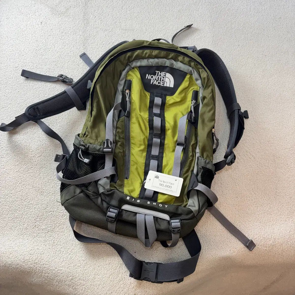 THE NORTH FACE ザノースフェイス オリーブグリーン BIG SHOT バックパック