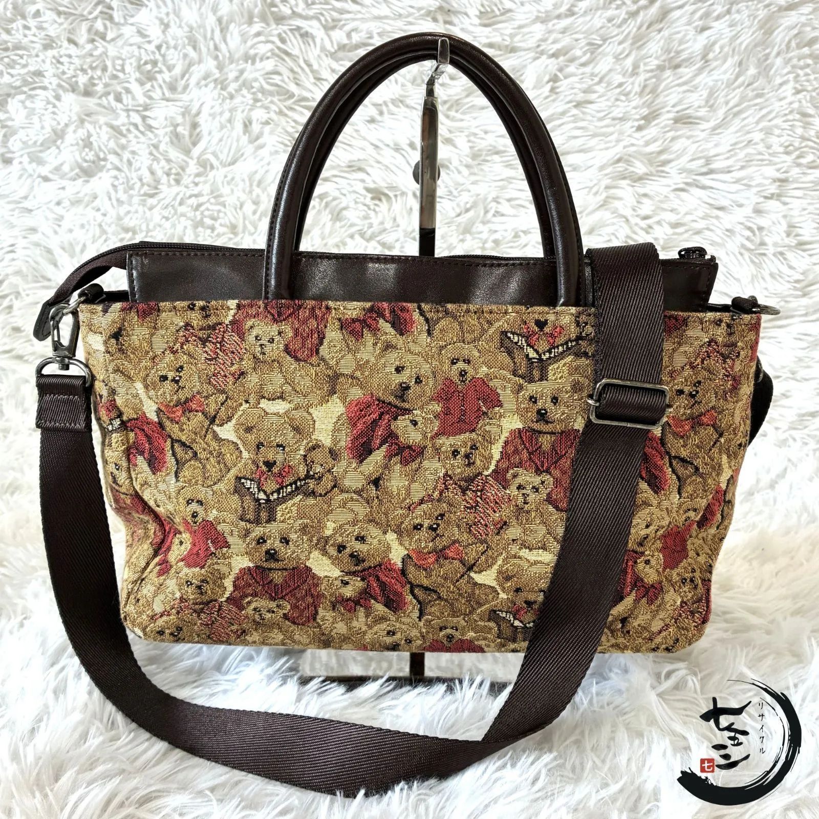 美品】ヤマト屋 RaviRavi 2WAY ショルダーバッグ ハンドバッグ