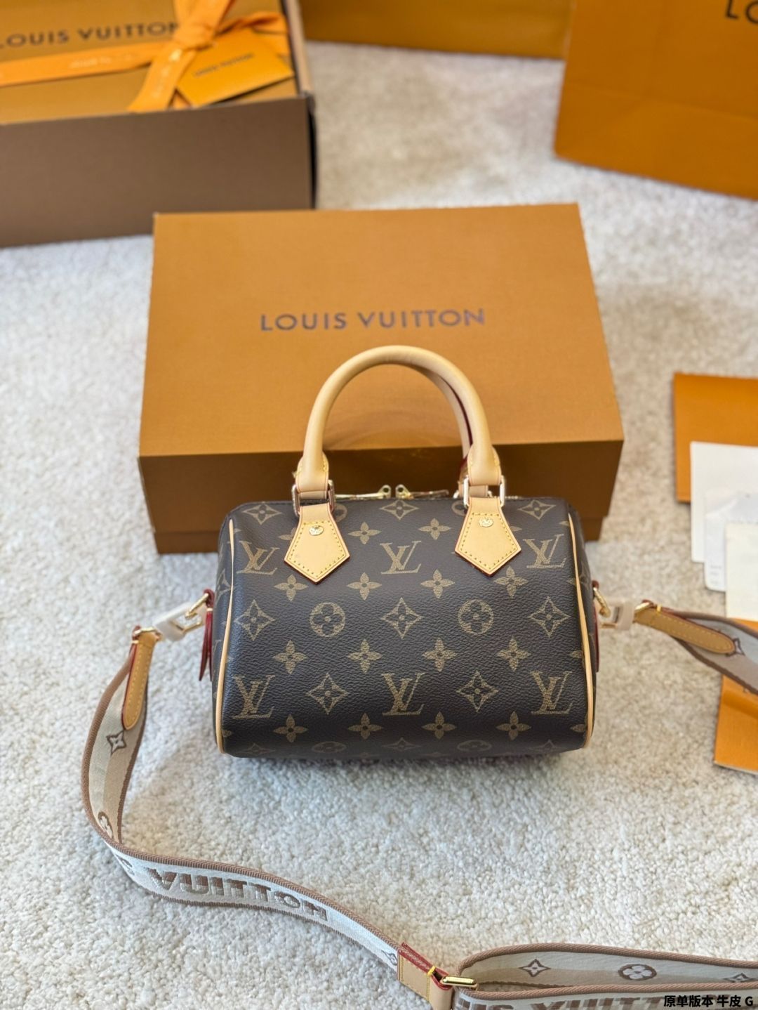【今日特価】LV Speedy 20 ピローバッグ City Keepal レチロ ハンドバッグ 20×16cm