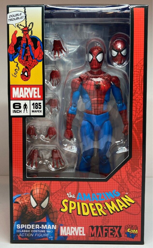 メディコム トイ MAFEX SPIDER MAN (CLASSIC COSTUME VER) 185