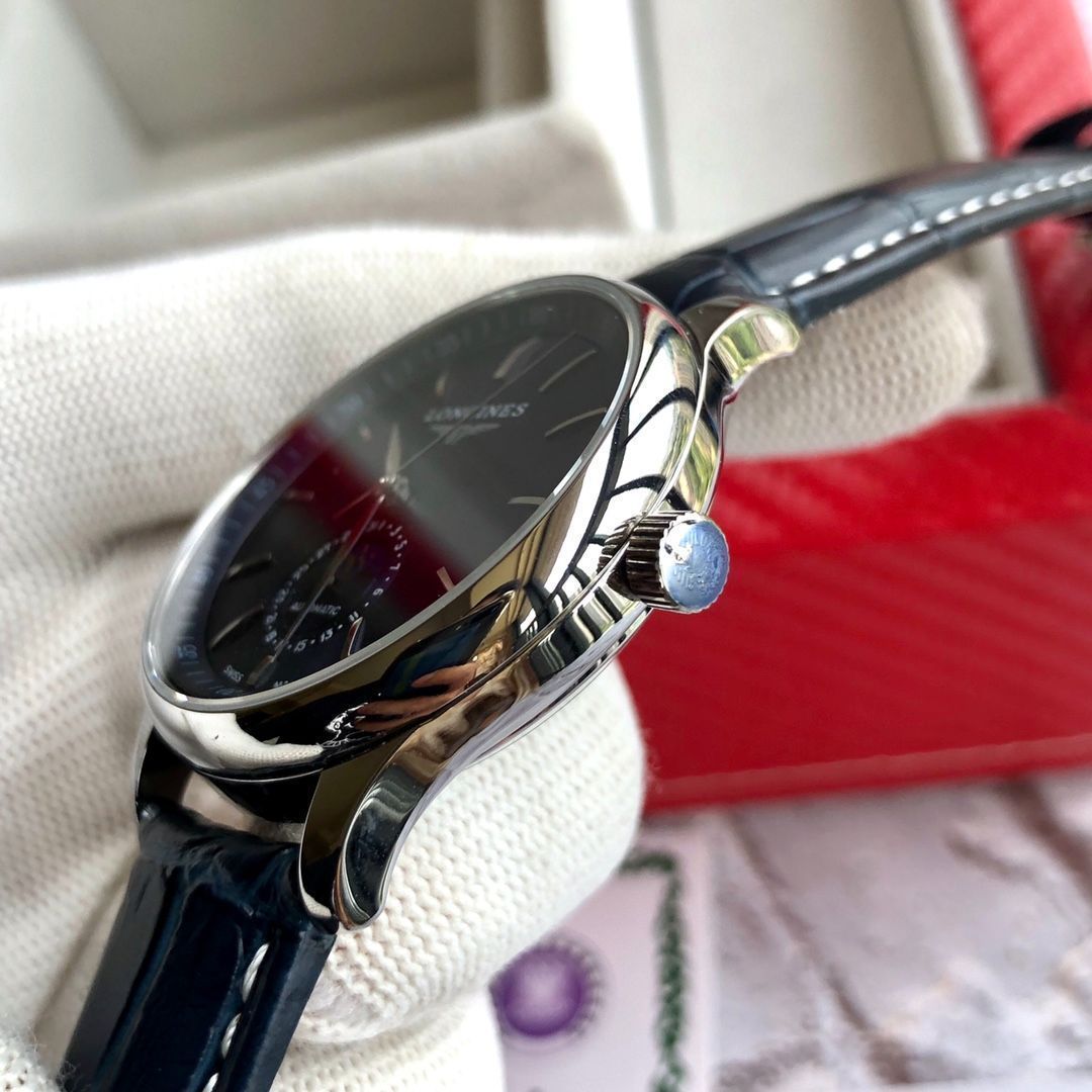 【今日特価】Longines ロンジン 月相機能付き 男性用腕時計 【全新アップグレード クラシックな逸品】