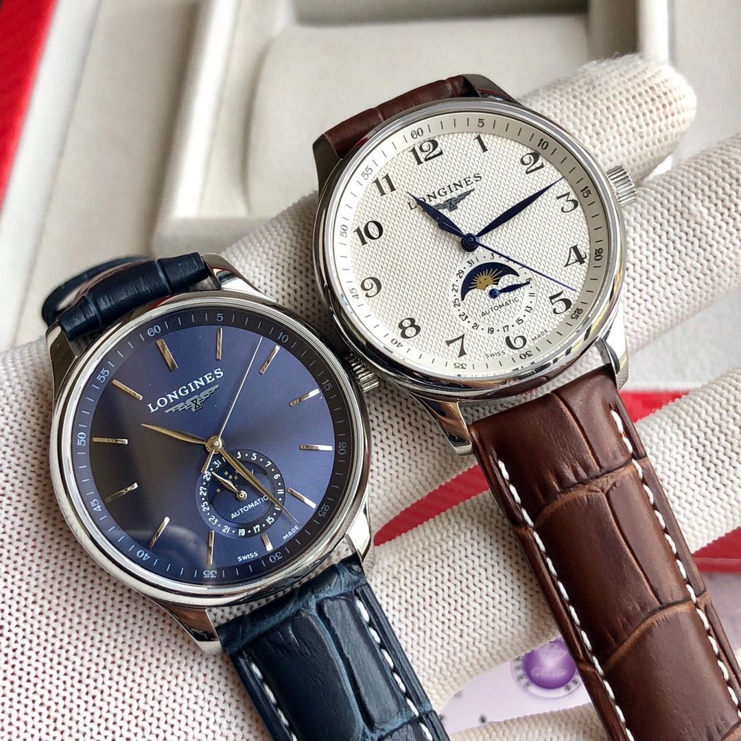 【今日特価】Longines ロンジン 月相機能付き 男性用腕時計 【全新アップグレード クラシックな逸品】