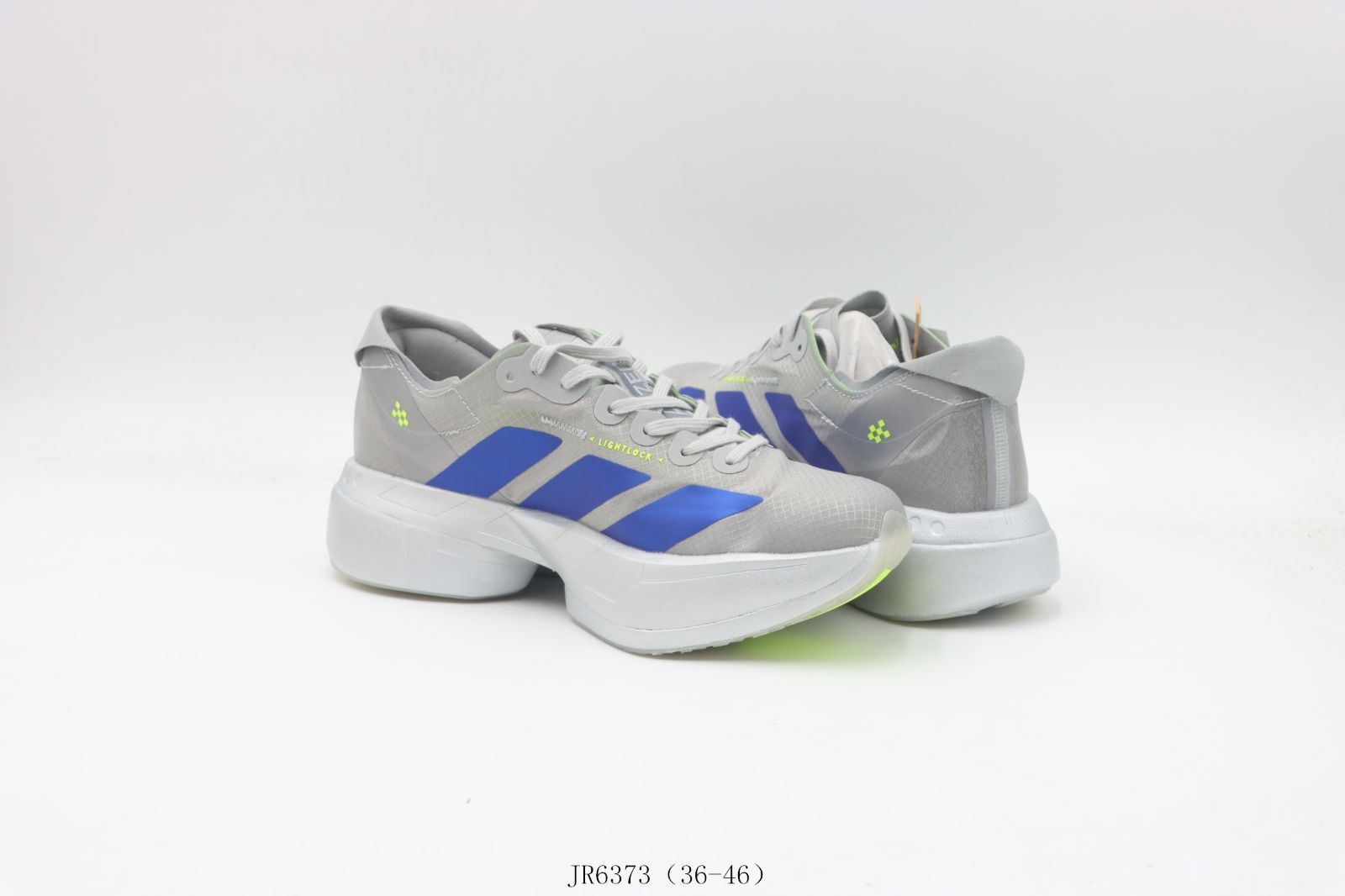 【今日特価】アディダス ランニングシューズ グレーブルー JR6373（Gray-Blue）