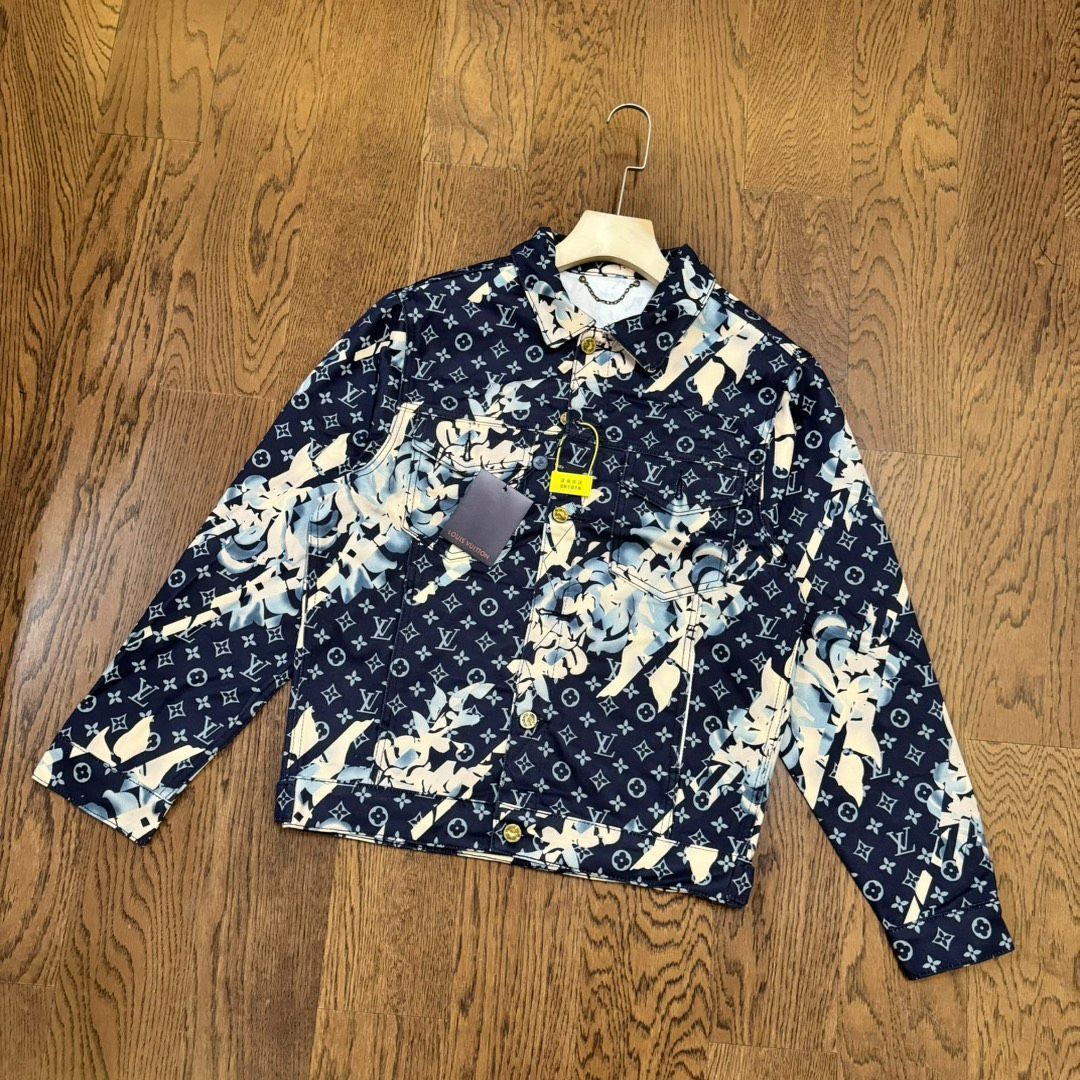 Louis Vuitton × 草間彌生 コラボ フラワーモノグラム デニムジャケット [本日特価|新品未使用品]