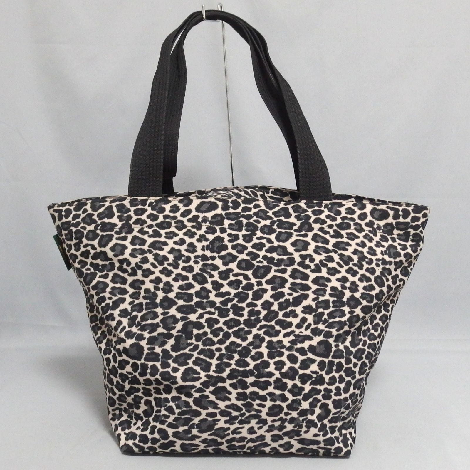 美品☆Herve Chapelier 925F ナイロン 舟型 ショルダー L ヒョウ柄