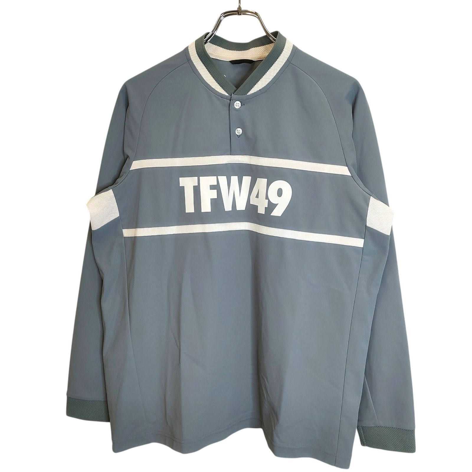 TFW49 ティーエフダブリュー ゴルフ 23AW COLLARLESS POLO L/S 長袖