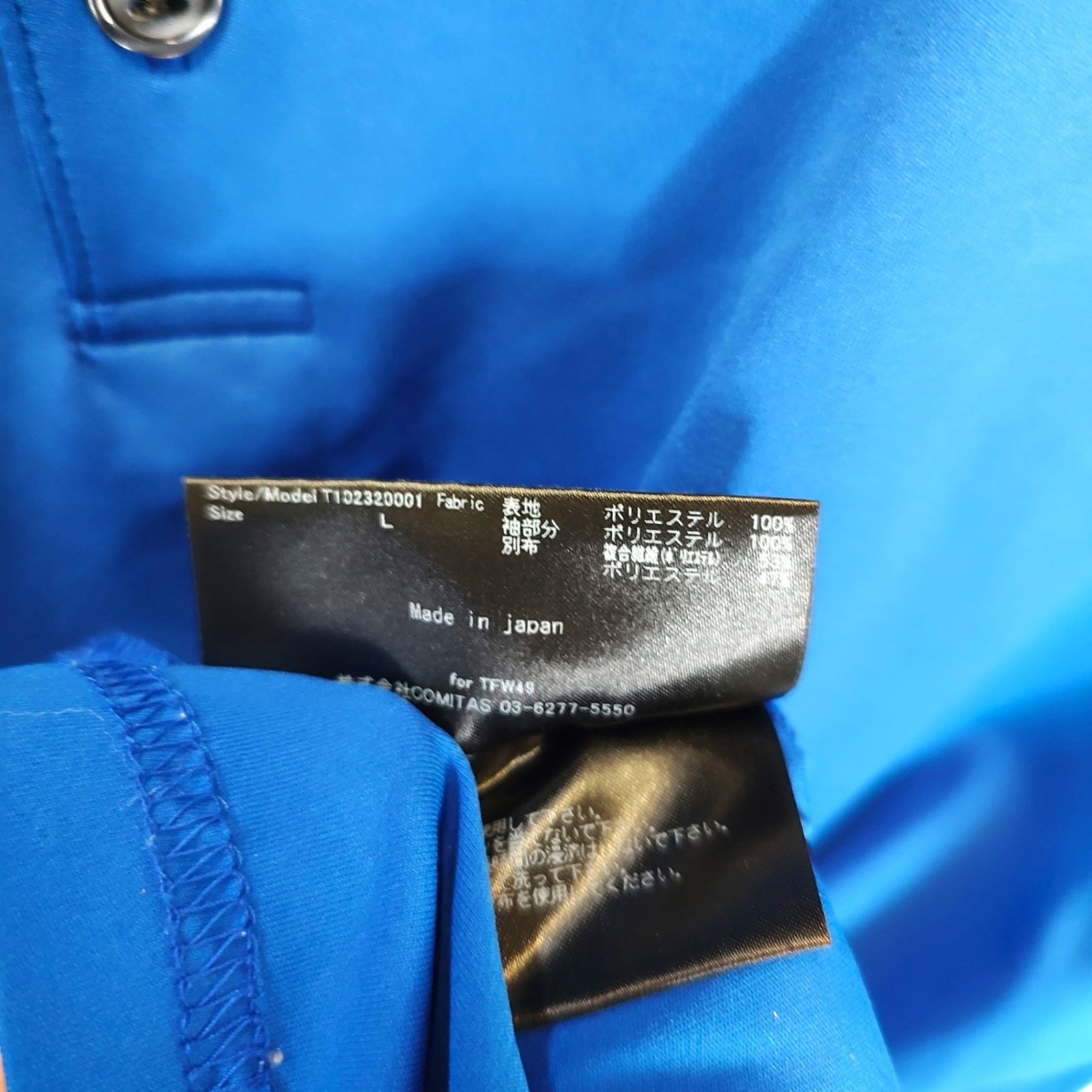 TFW49 ティーエフダブリュー ゴルフ 23AW SIDE MESH POLO サイド