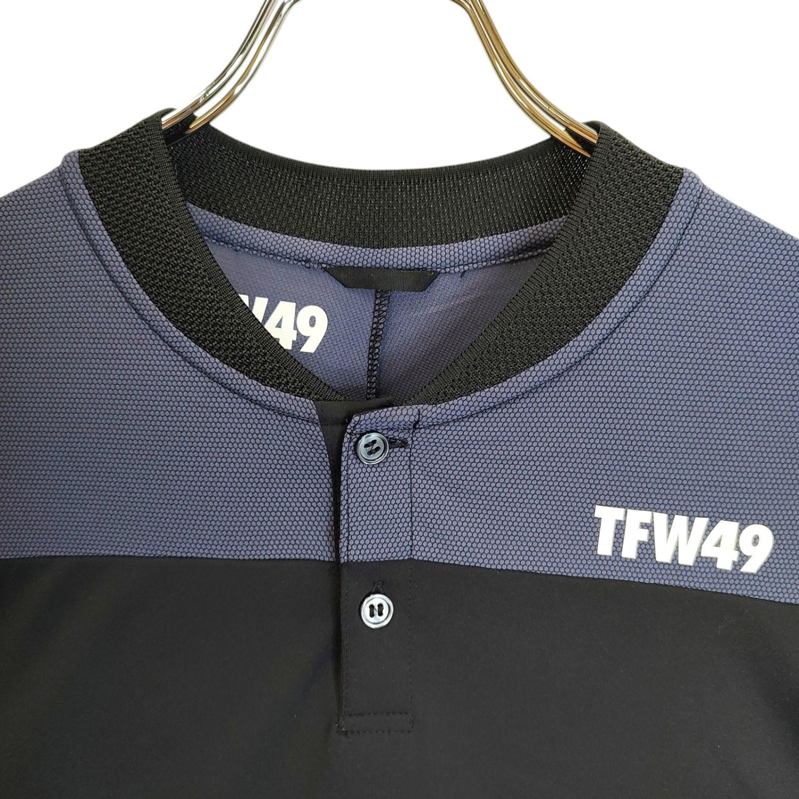 TFW49 ティーエフダブリュー ゴルフ 22SS SIDE MESH POLO サイド