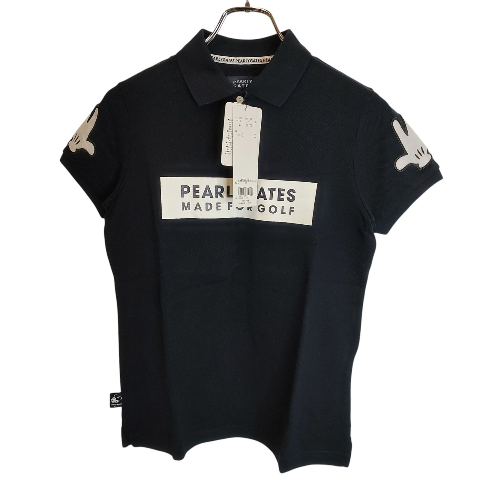 PEARLY GATES パーリーゲイツ ゴルフ × Disney ミッキーワッペン 半袖