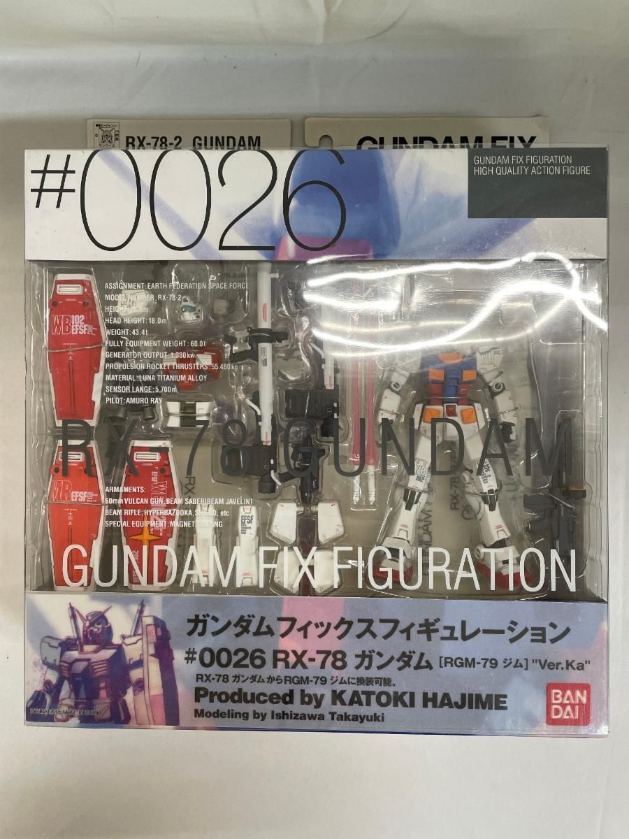 RX-78 ガンダム[RGM-79 ジム]Ver.Ka GUNDAM FIX … 未開封】RX-78 ガンダム[RGM-79 ジム]Ver.Ka GUNDAM FIX FIGURATION