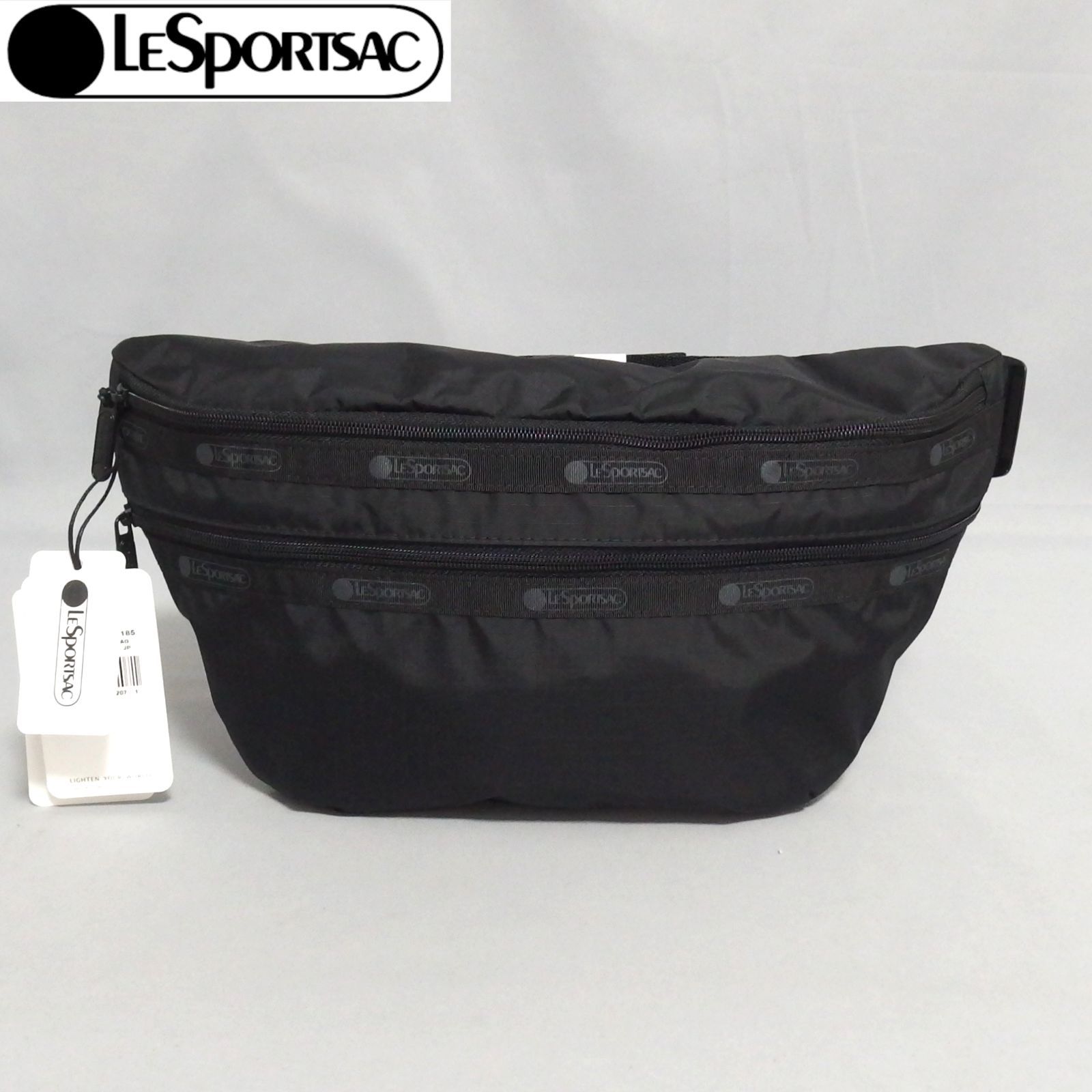 未使用★LeSportsac HERITAGE BELT BAG 3374 ブラック ウエストポーチ ボディバッグ ヘリテージ ベルト バッグ レスポートサック★