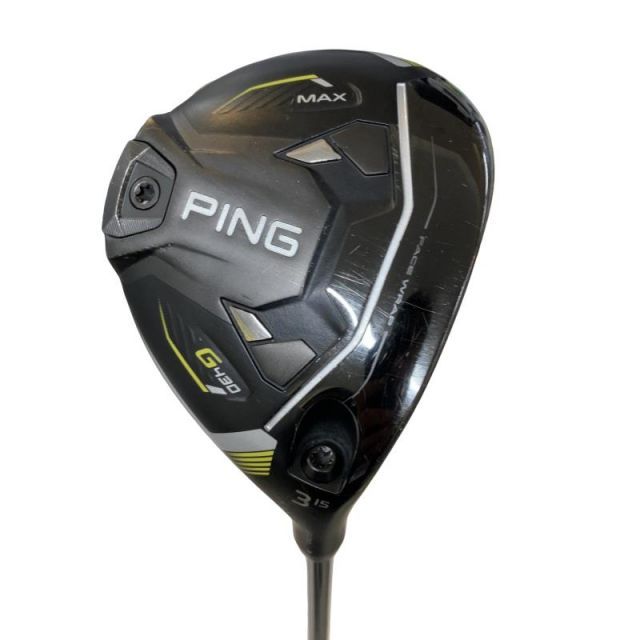 【中古】 ピン G430 MAX 3W フェアウェイウッド FW ALTA J CB BLACK(FW) (フレックスS) メンズ 男性用 右利き 右用 Cランク ゴルフクラブ