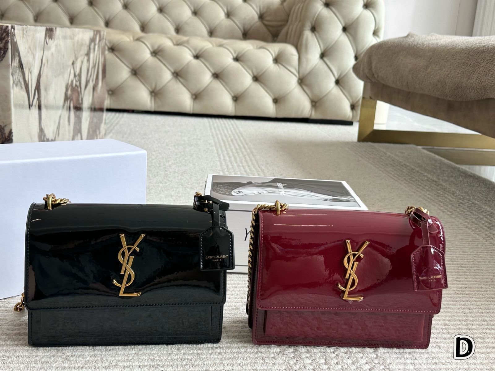 【今日特価】YSL Sunset イエスルー サンセットバッグ（22×15cm）