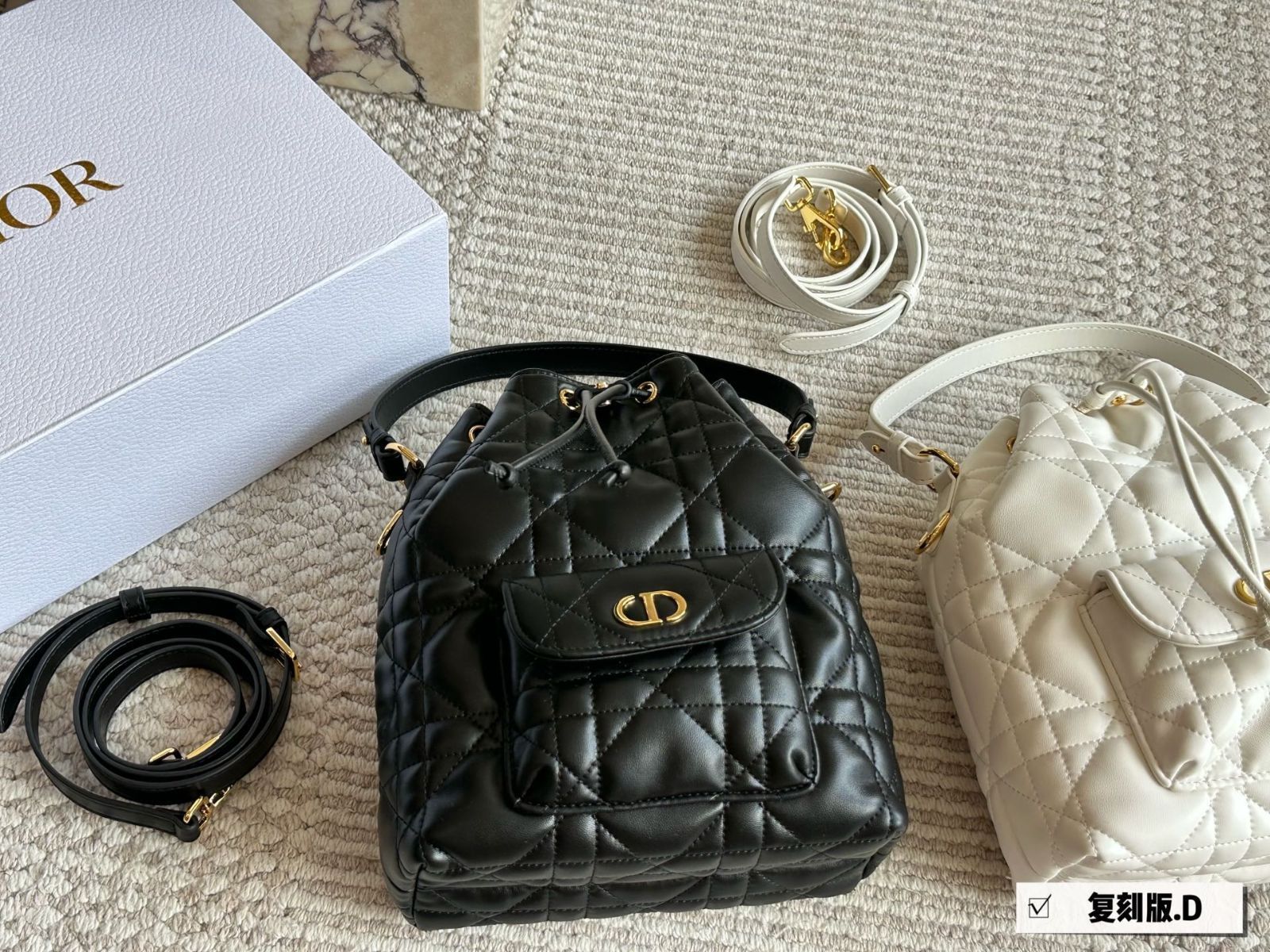 【今日特価】DIOR CARO バケットバッグ