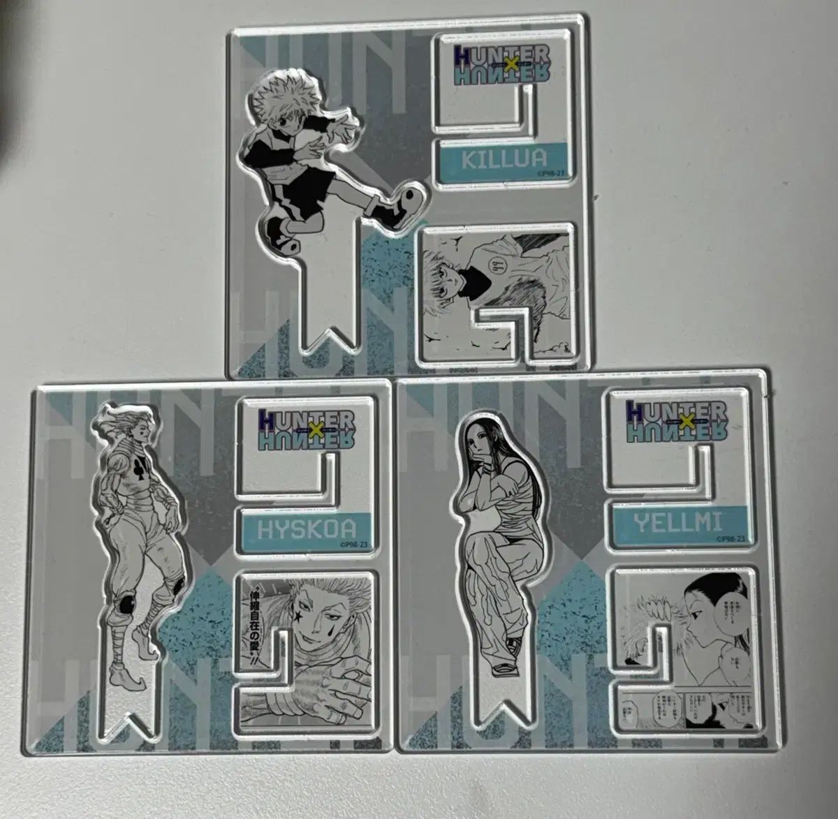 HUNTER×HUNTER 原画 アークリル スタンド キルア ヒソカ イルミ まとめ