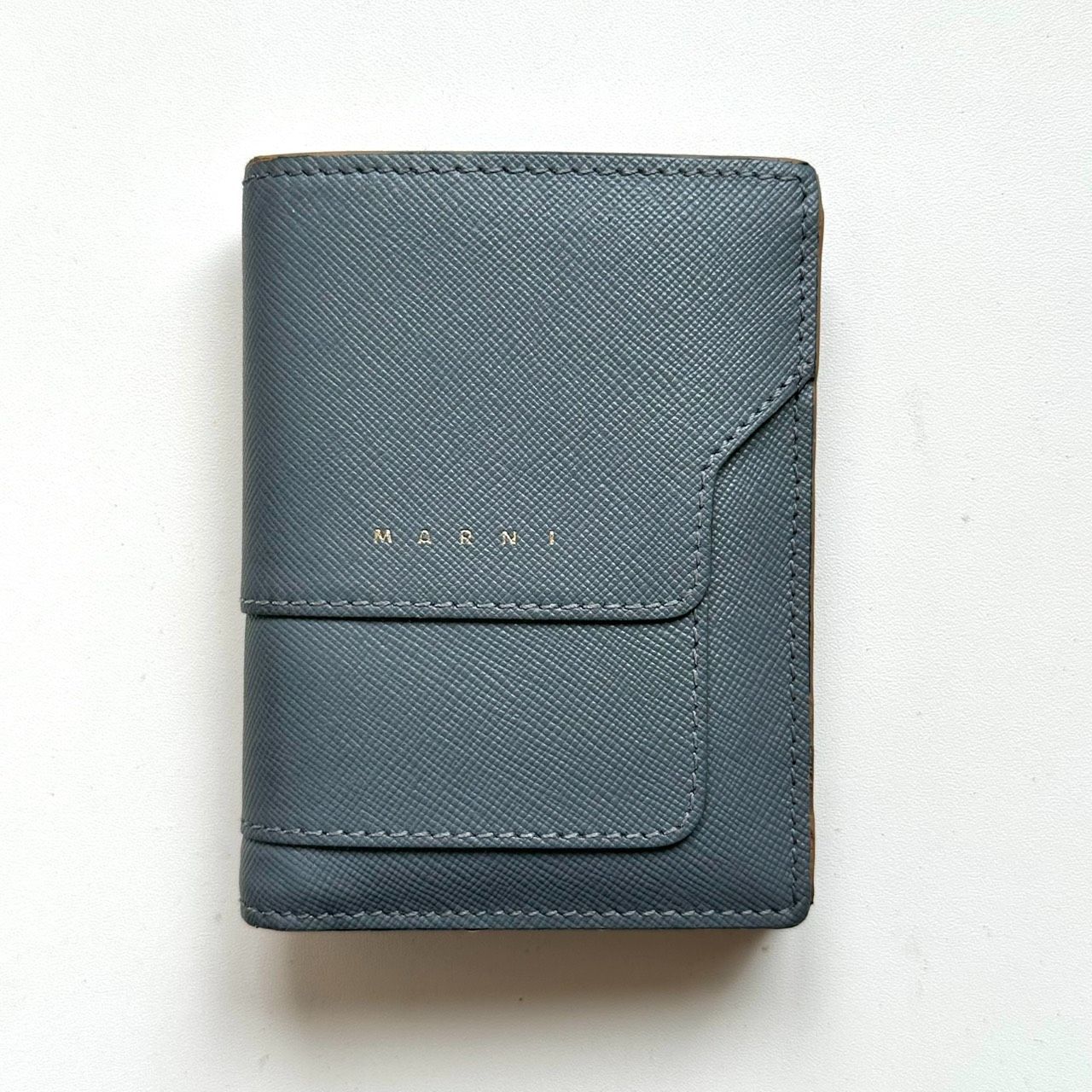 マルニ　MARNI 二つ折り財布　コンパクトウォレット　グレー