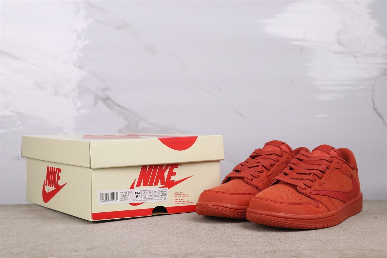 【今日特価】Jordan エアジョーダン aj1 エアジョーダン 1 Low OG SP SJ2068-898 ローカット レッド リバースフック