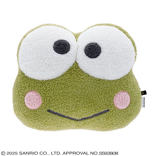 けろけろけろっぴ クッション もちもち ダイカットクッション