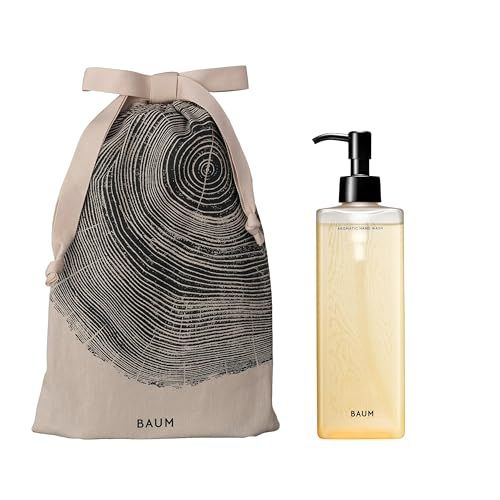 BAUM(バウム) ギフトセット アロマティック ハンドウォッシュ n 本体 + ラッピングバッグ 300mL | 2024年モデル ハンドウォッシュ | 森林浴 の香り | ラッピングバッグ付き ハンドソープ アロマ 森林浴 ユニセックス 1a8bd491