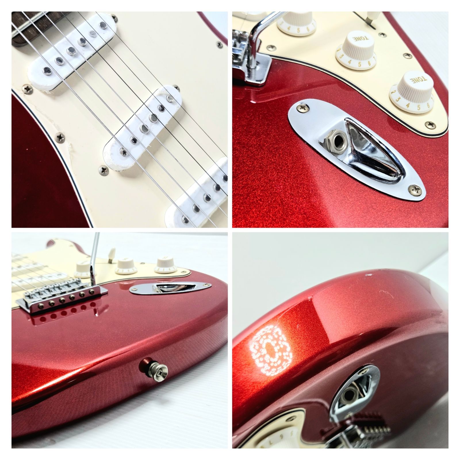 動作品】Legend LST ストラトキャスター エレキギター メタリック