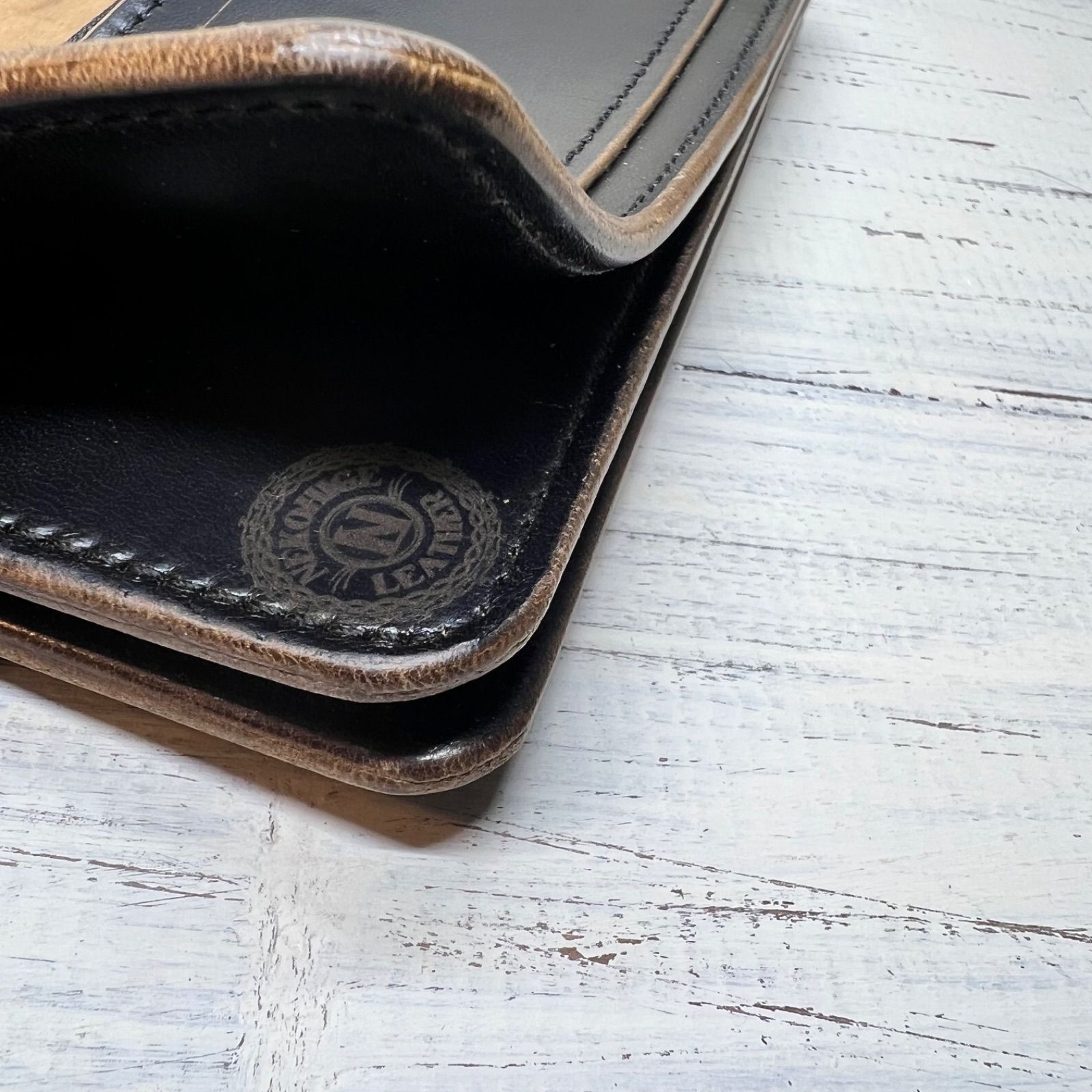 トラッカーウォレット ロング 3層】ホースバット ゴールド TALON