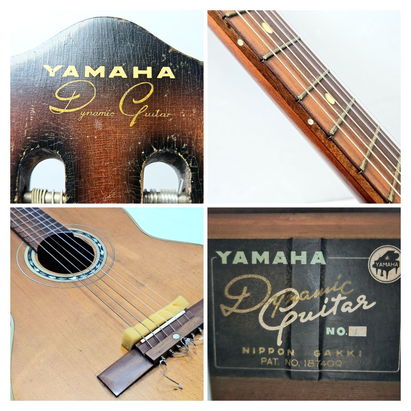 現状品】 YAMAHA Dynamic Guitar No.4 ジャパンヴィンテージ