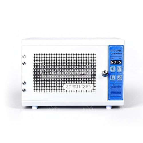 msKurflo ネイルツール用滅菌器 12L 大容量 紫外線オゾン二重除菌 自動乾燥 スマート操作 家庭用食器 哺乳瓶 タオル 消毒ボックス 美容院 ネイルサロン 理髪店 業務用（熱風乾燥機能付き）