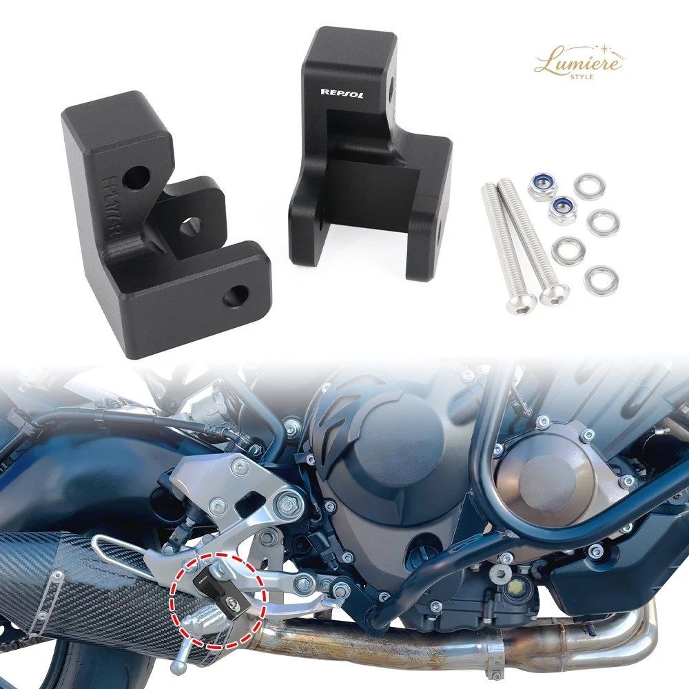 オートバイライダー用フットペグ/フットレスト/フロントフットペグロワーブラケット CBR600RR 2007-2024 2025 ホンダ
