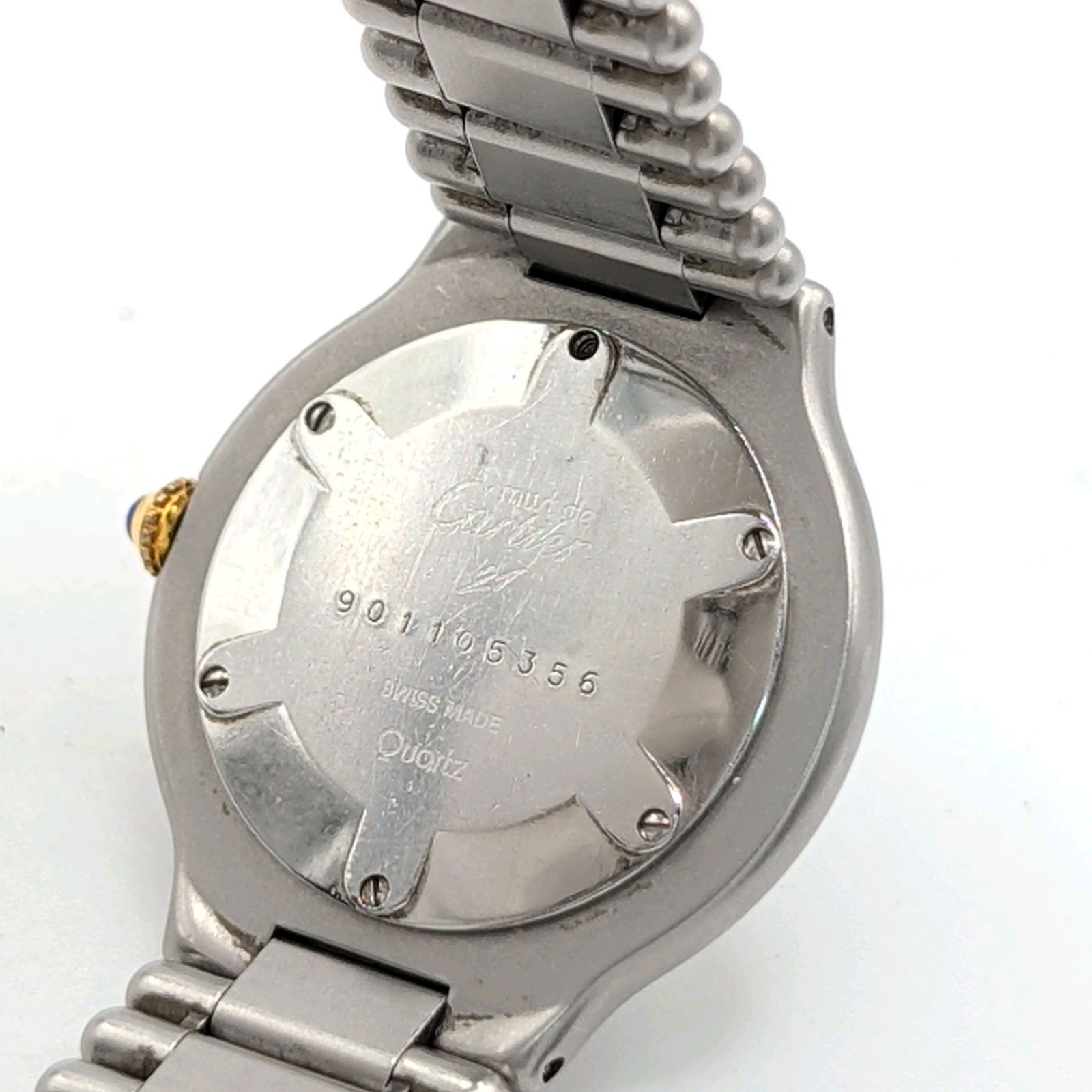 Cartier Must 21 Watch Quartz Men's White dial Round Y2K Not