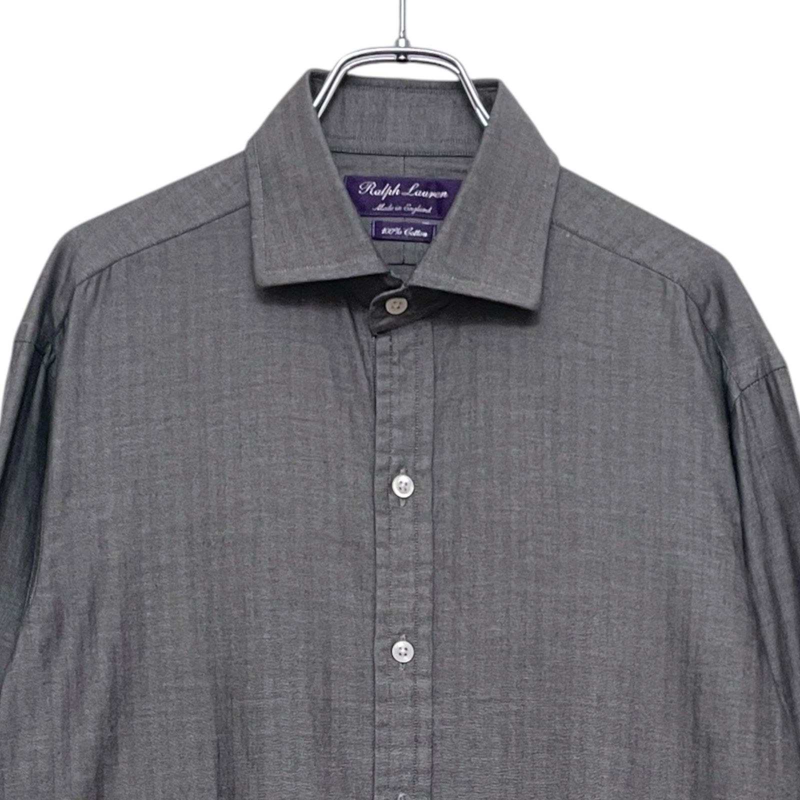 ralph Lauren purple label ダブルカフス　ドレスシャツ Ralph Lauren Purple Label ラルフローレン パープルレーベル イギリス