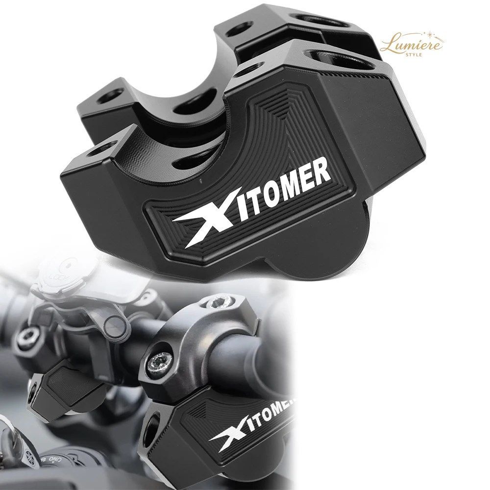 ヤマハ MT-09 MT09 2024-2025 オートバイ用オフセットハンドルバーライザー ハンドルバーマウントクランプアダプター