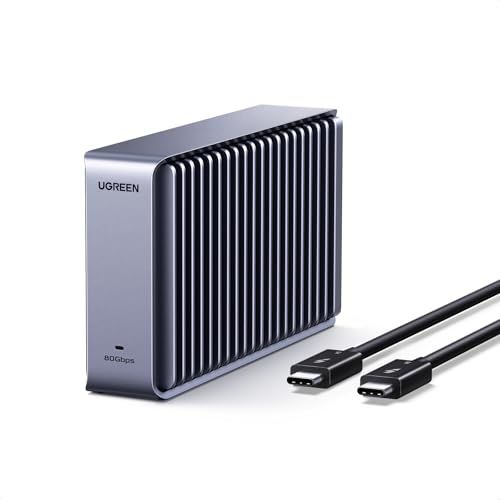 UGREEN M.2 SSD 外付けケース USB4 80Gbps M.2 NVME/Pcie SSD ケース Thunderbolt 5/4対応 8TB容量対応 UASP対応 TRIM機能 NVMe SSD ケース 2230 2242 2260 2280★m