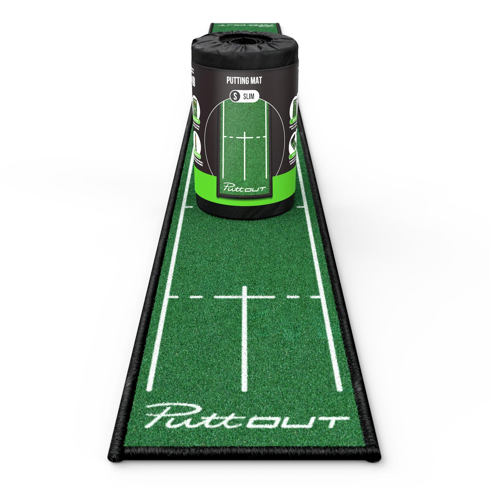 PuttOUT パターマット パター練習マット 【 実際のグリーンを極限まで