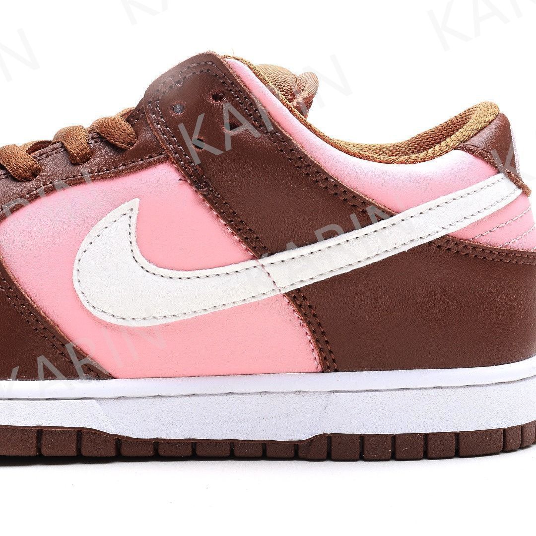NIKE ナイキエスビー ステューシー ダンク ロー プロ チェリー ローカットスニーカー ピンク/ブラウン