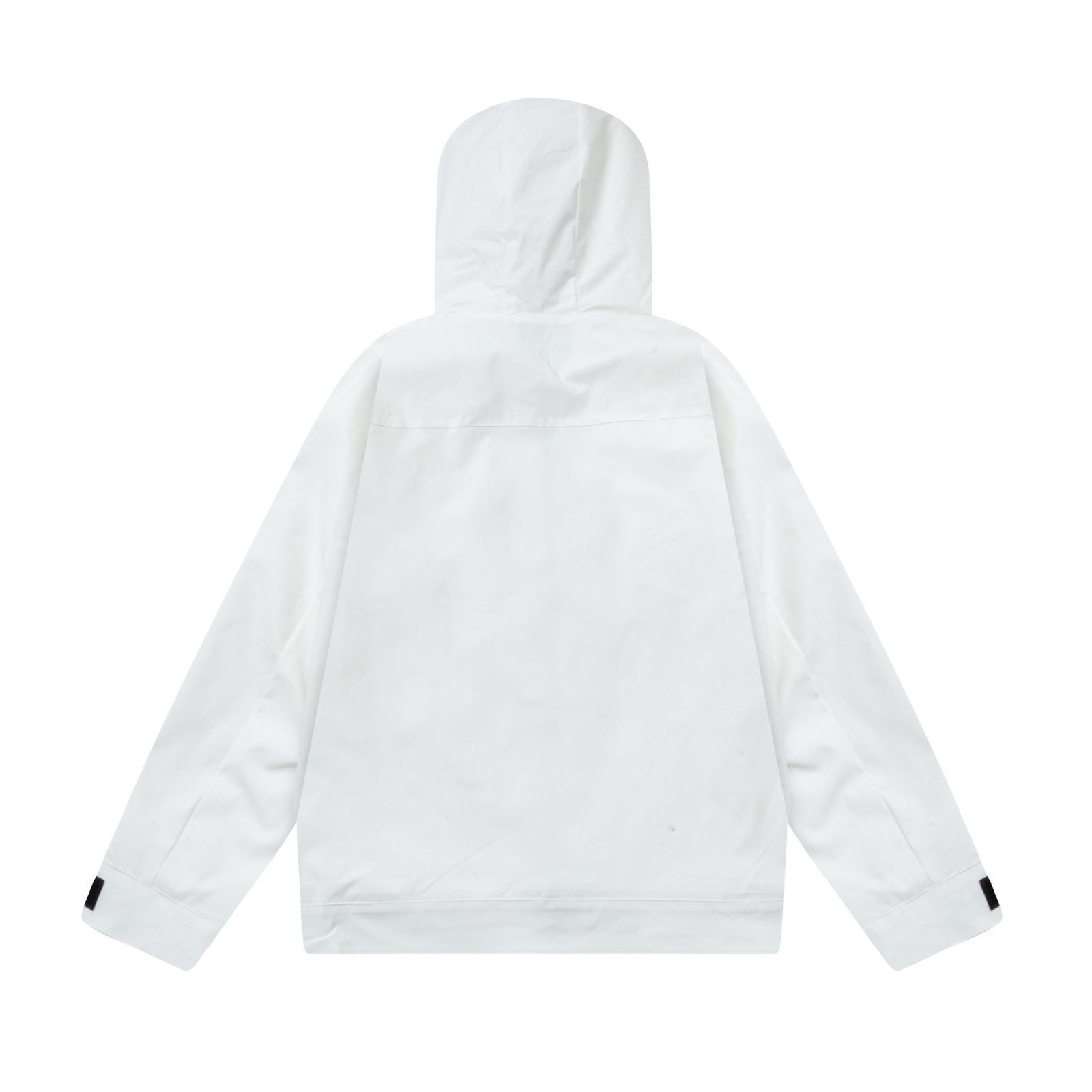 【本日限定特価】PRADA メンズ フーディー トライアングルロゴ ブラック/ホワイト M-4XL [本日特価|新品未使用品]