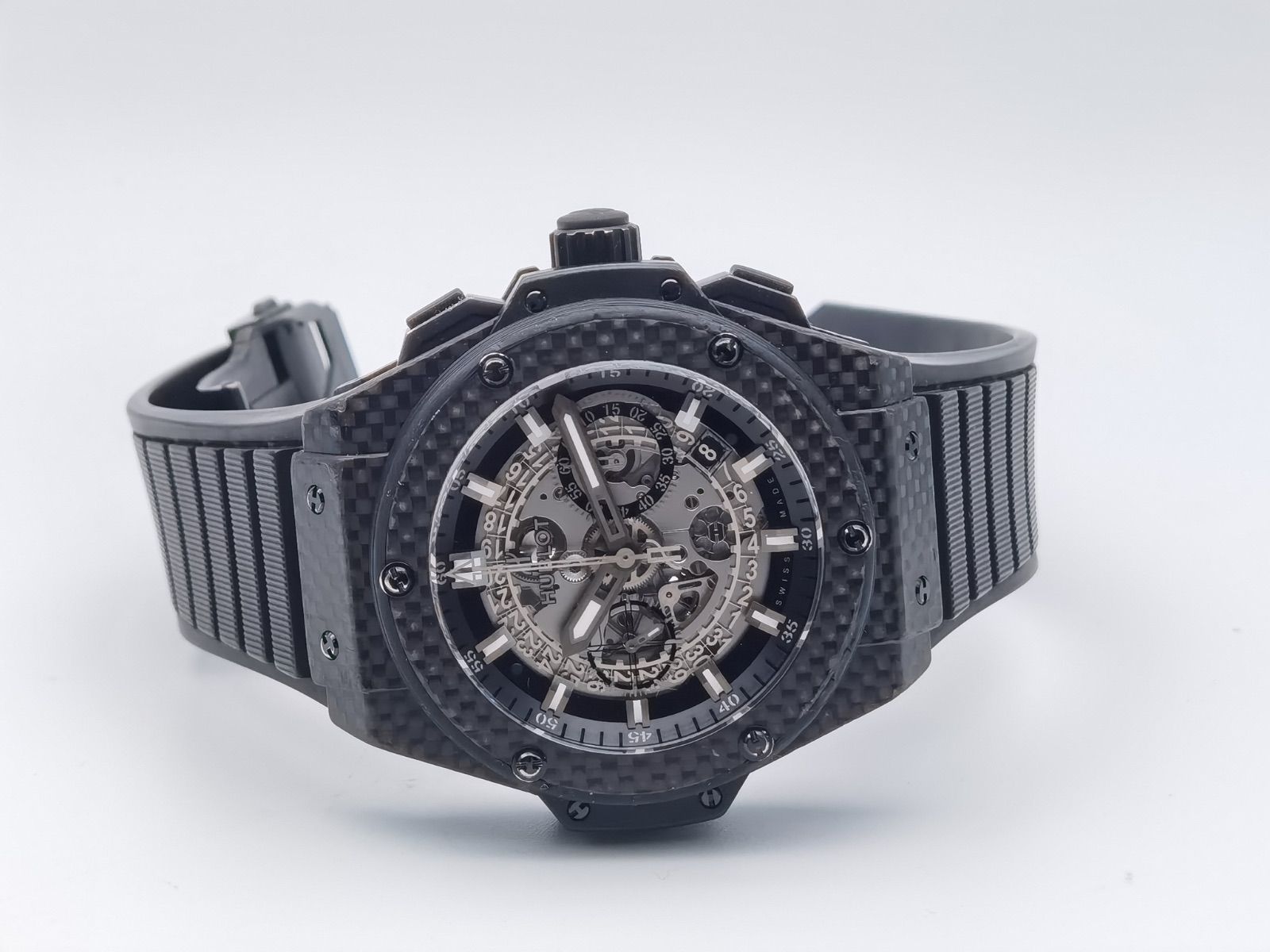 中古 ウブロ HUBLOT キングパワー ウニコ オールカーボン 701.QX.0140