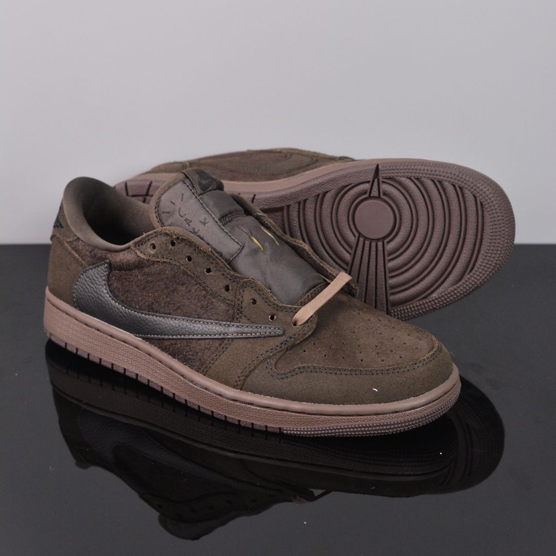 Nike travis scott x jordan air jordan 1 low OG “velvet brown｜本日限定特価｜新品未使用-WTO輸入1