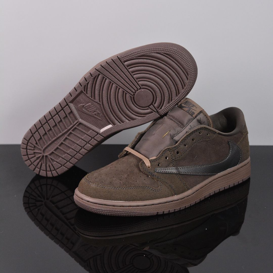 Nike travis scott x jordan air jordan 1 low OG “velvet brown｜本日限定特価｜新品未使用-WTO輸入1