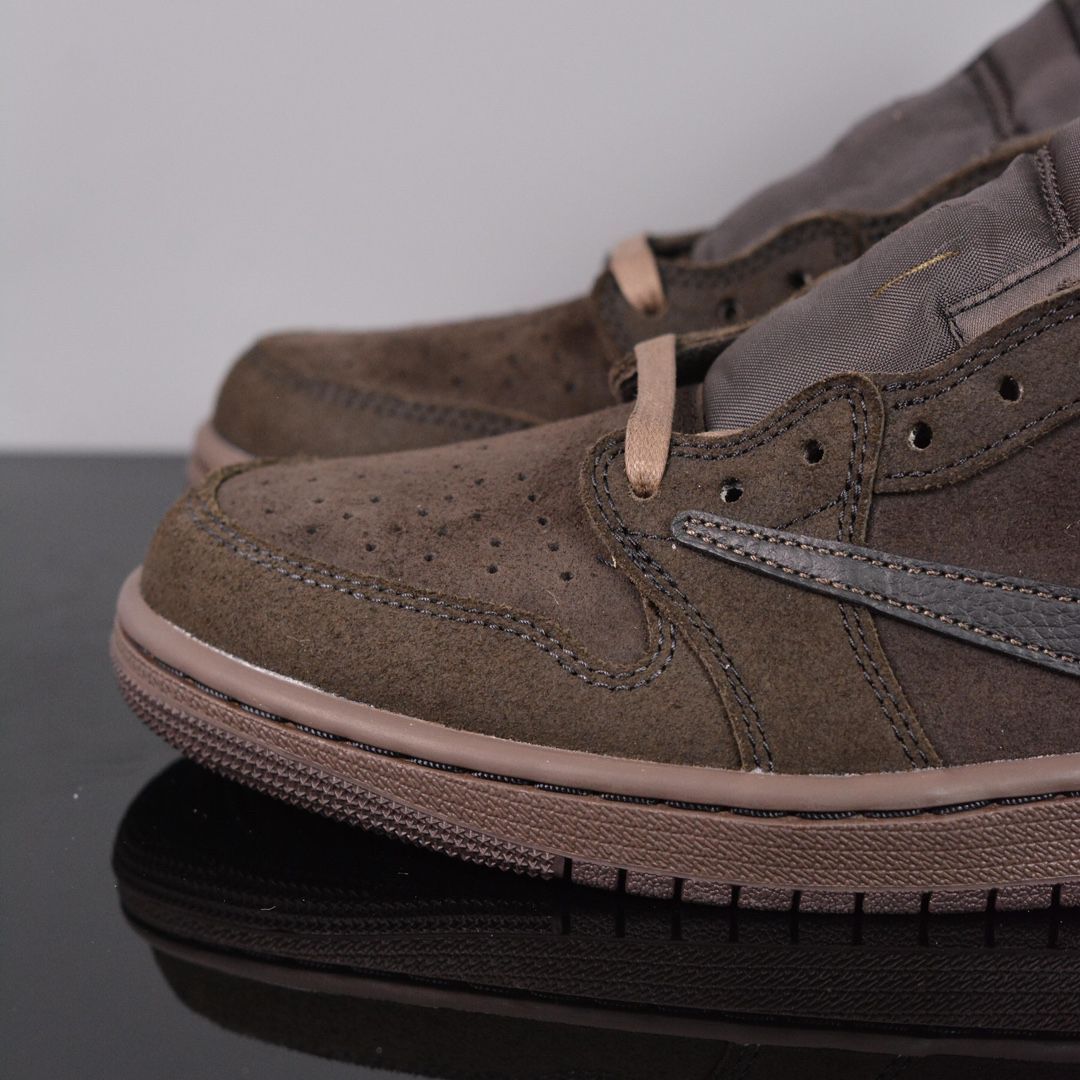 Nike travis scott x jordan air jordan 1 low OG “velvet brown｜本日限定特価｜新品未使用-WTO輸入1