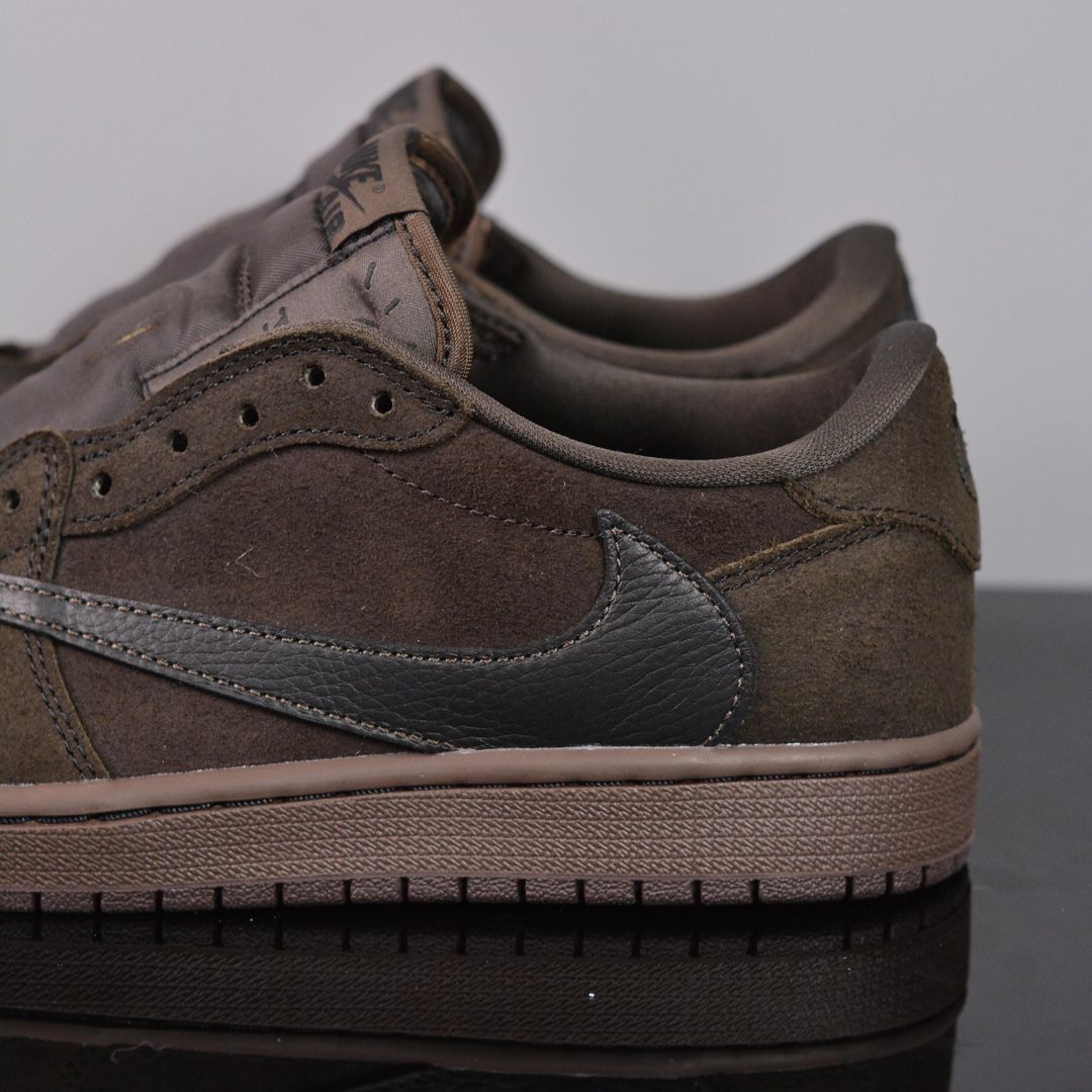 Nike travis scott x jordan air jordan 1 low OG “velvet brown｜本日限定特価｜新品未使用-WTO輸入1