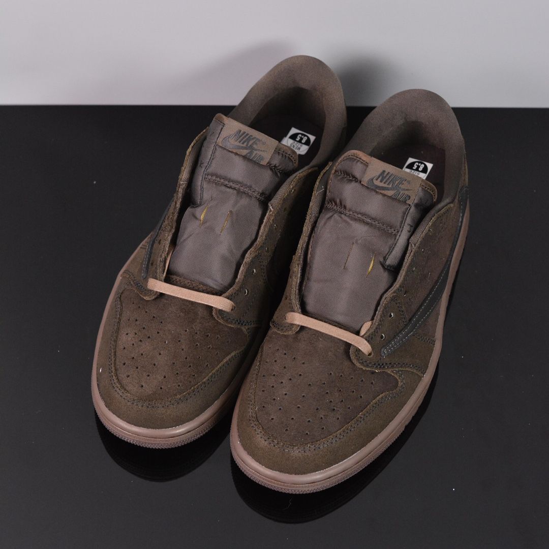 Nike travis scott x jordan air jordan 1 low OG “velvet brown｜本日限定特価｜新品未使用-WTO輸入1