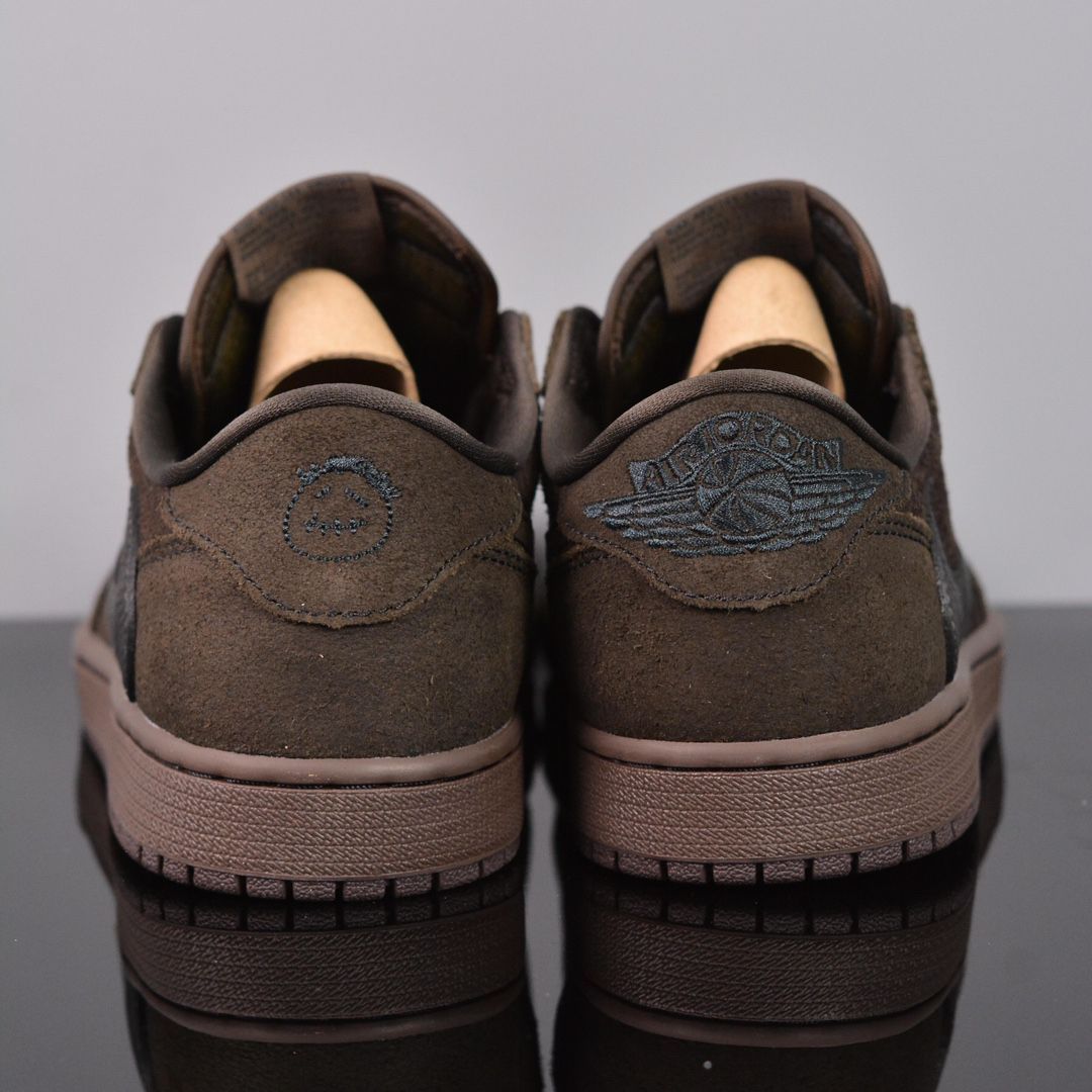Nike travis scott x jordan air jordan 1 low OG “velvet brown｜本日限定特価｜新品未使用-WTO輸入1