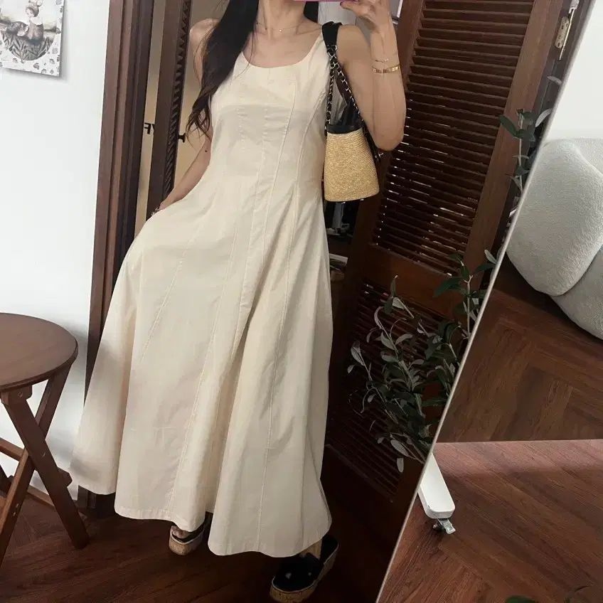 ジェイフィット ロング丈ワンピース ベージュMサイズ 新品