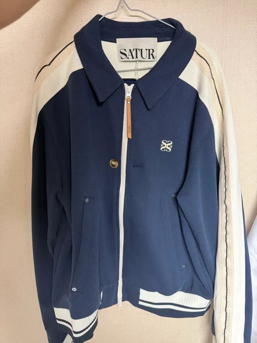 SATUR ジップアップ ジャケット ネイビー (フィッティング商品)