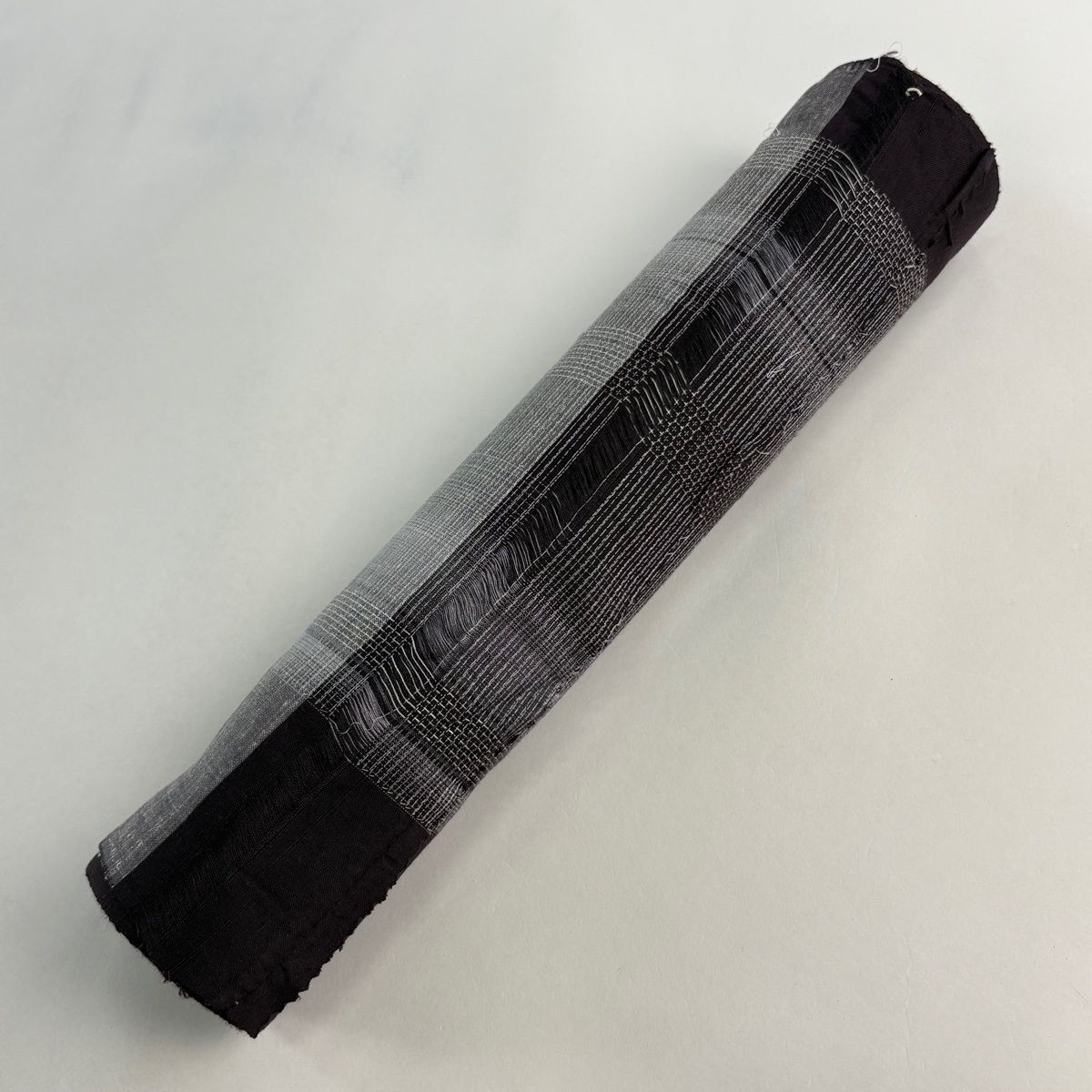 反物 秀品 紬 縞 絣柄 茶紫 正絹 【中古】 - メルカリ