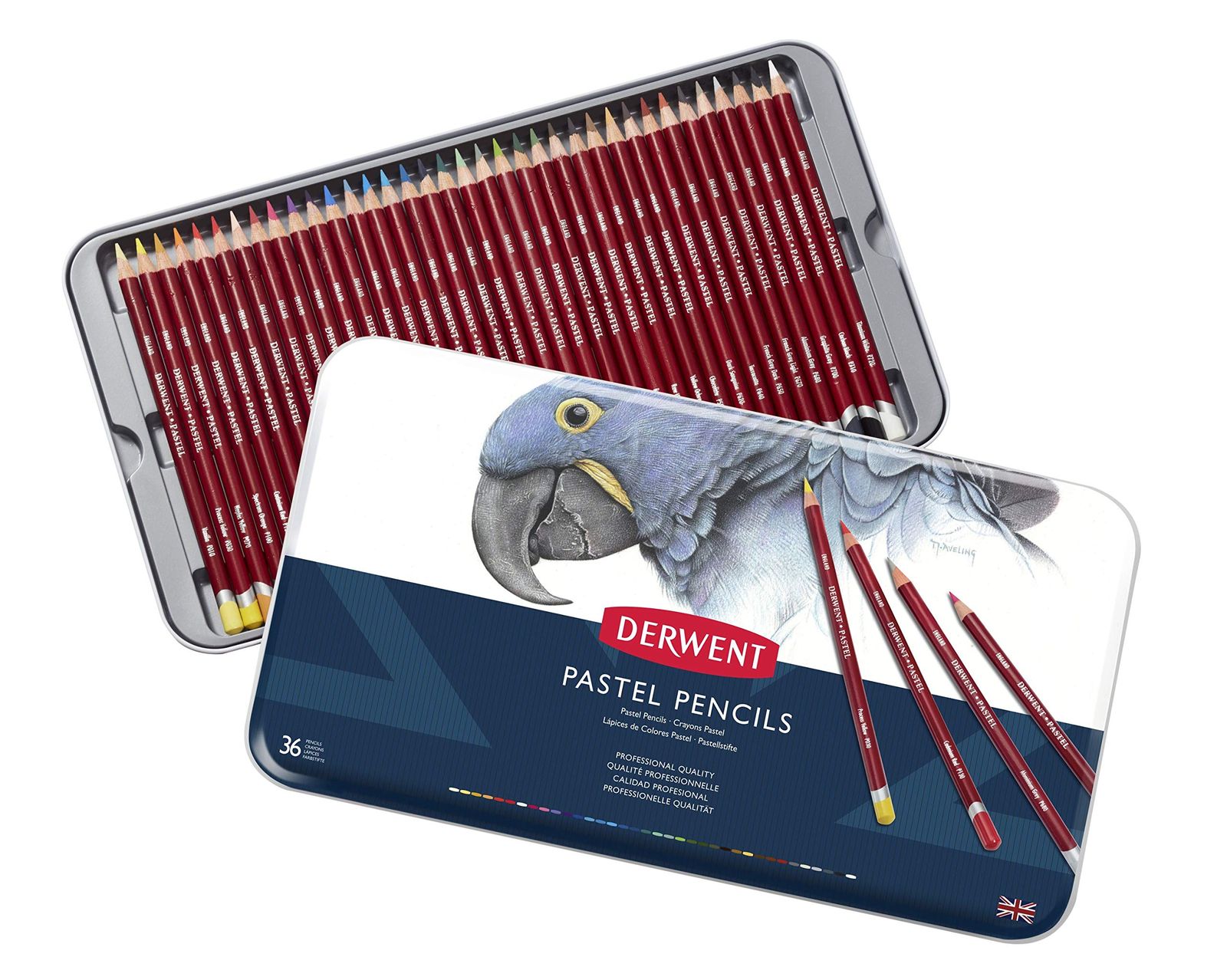 Derwent ダーウェント 色鉛筆 パステルペンシル 36色セット 0700307