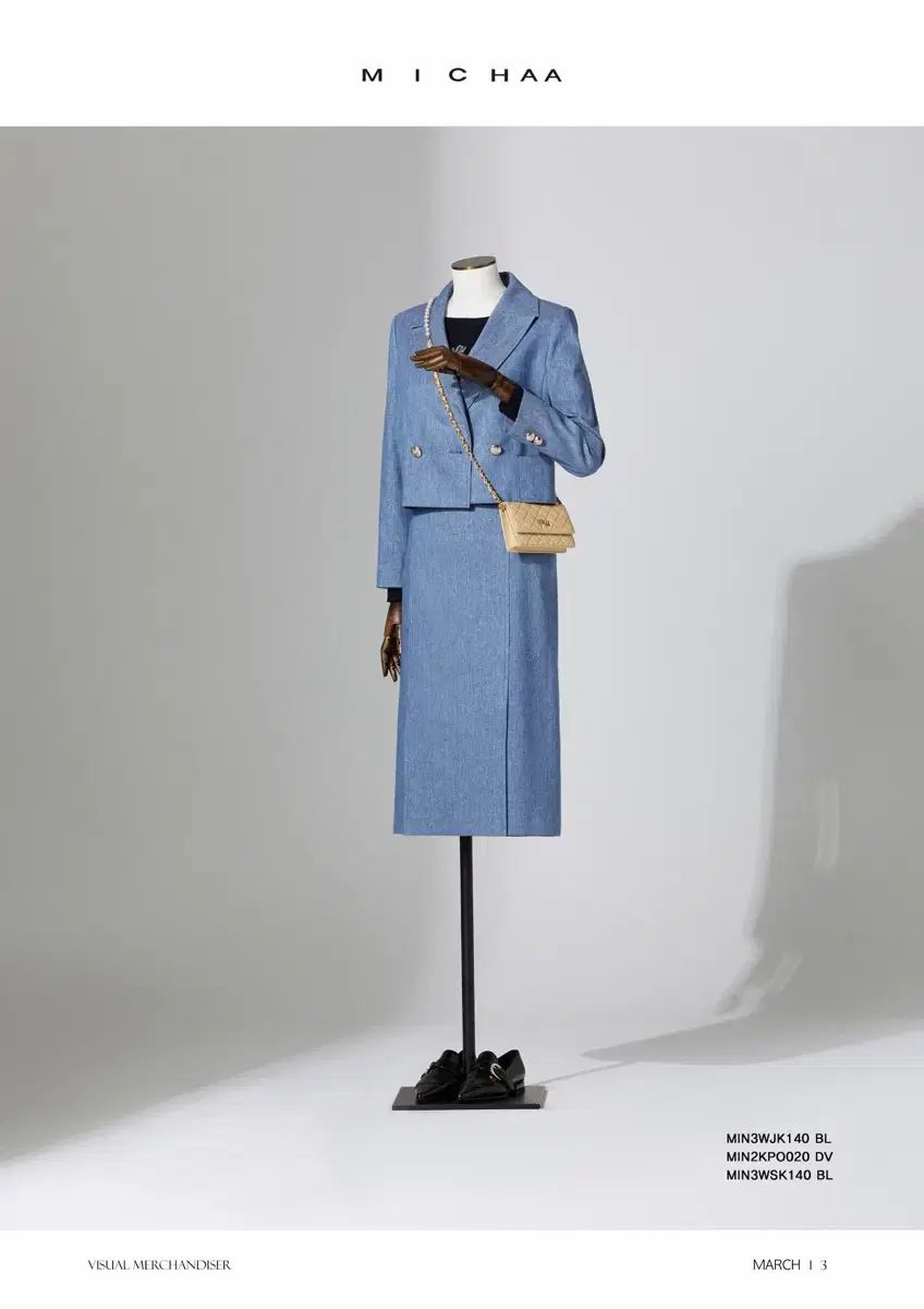 ミシャ ハイクオリティ ジャケット スカート セットアップ