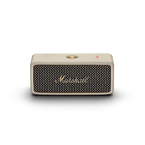 ★新品★Marshall ワイヤレスポータブル防水スピーカー Emberton? クリーム 連続再生30時間/IP67防水仕様/小型/急速充電 【国内正規品】 31,766円