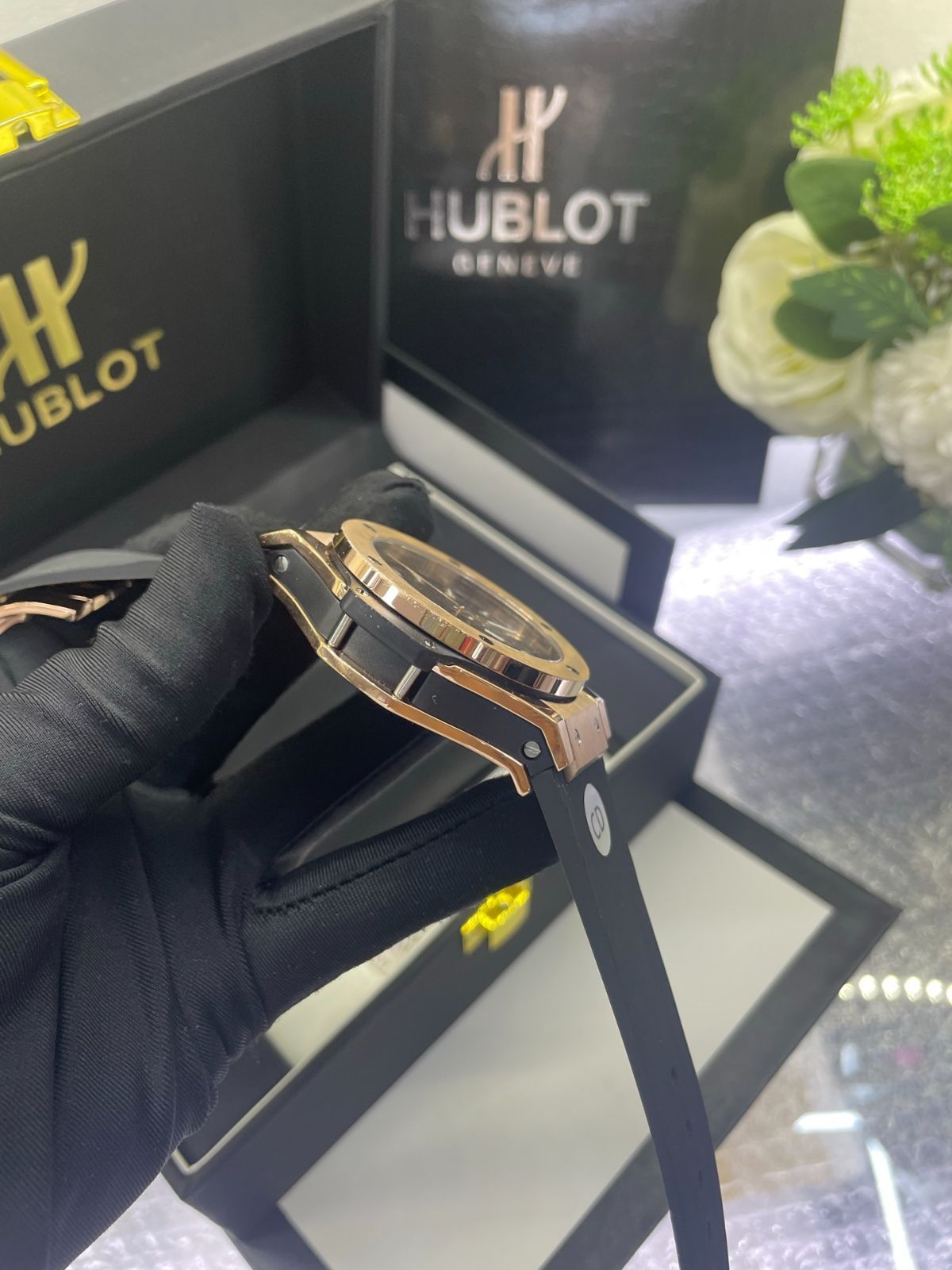 HUBLOT ユーボ メンズ腕時計｜クオーツ×クロノグラフ｜本日限定特価新品未使用-WTO輸入5｜詳細画像